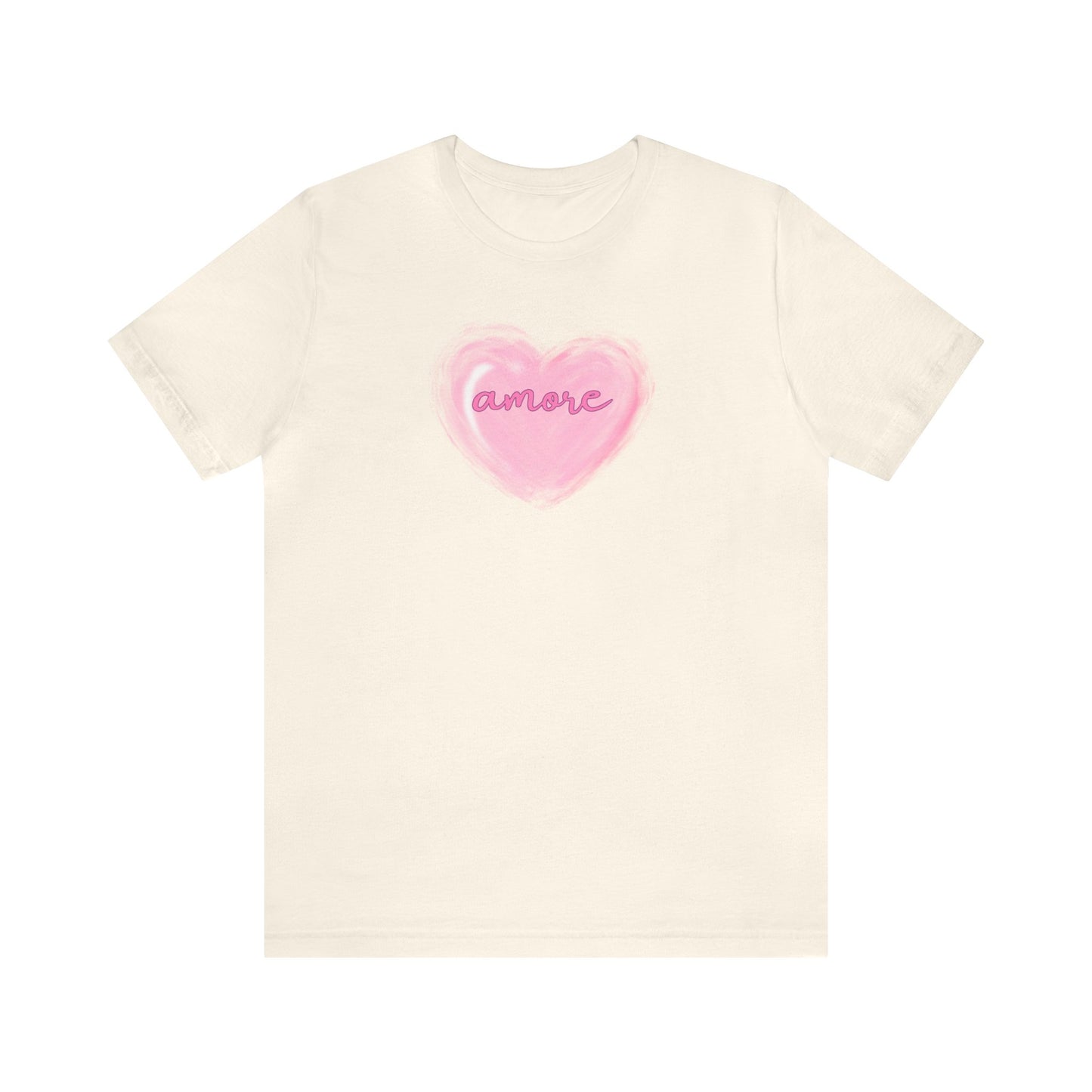 "Amore" T-Shirt | Simple Women's Valentine's Day Shirt | Gift for Her | Ladies Tee for V Day | Womens Love Shirt for Valentine's Day | V-Day Tee Shirt for Women