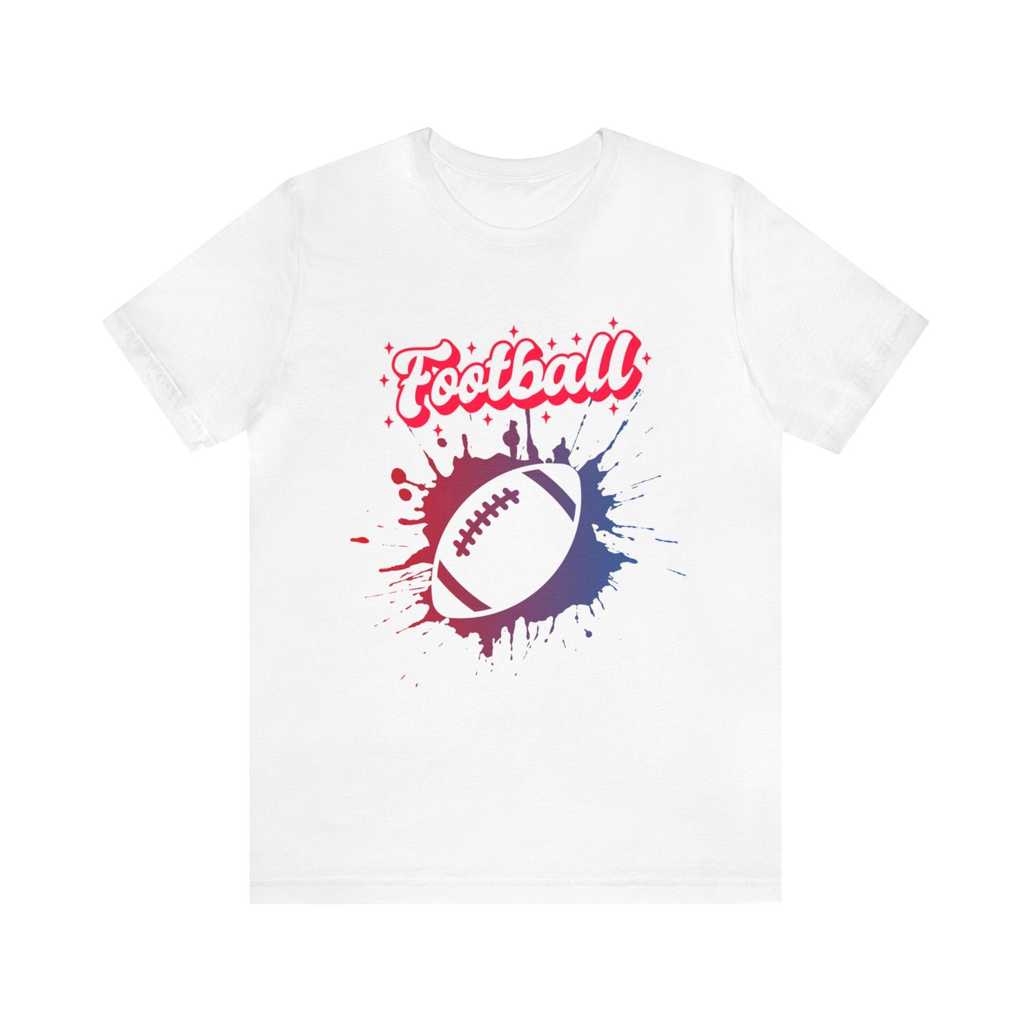 "Football" T-Shirt | Women's Football Apparel | Ladies Football Shirt | Football Mom Tee | Gifts for Female Football Fans | Game Day Shirt for Football | Womens Football Fan Shirt | Trendy Football Shirt