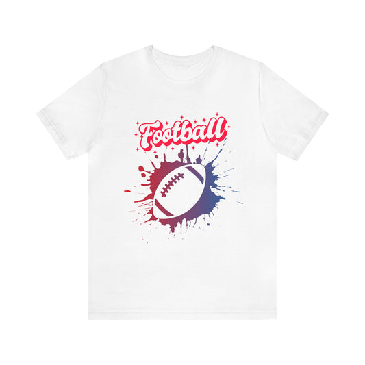 "Football" T-Shirt | Women's Football Apparel | Ladies Football Shirt | Football Mom Tee | Gifts for Female Football Fans | Game Day Shirt for Football | Womens Football Fan Shirt | Trendy Football Shirt