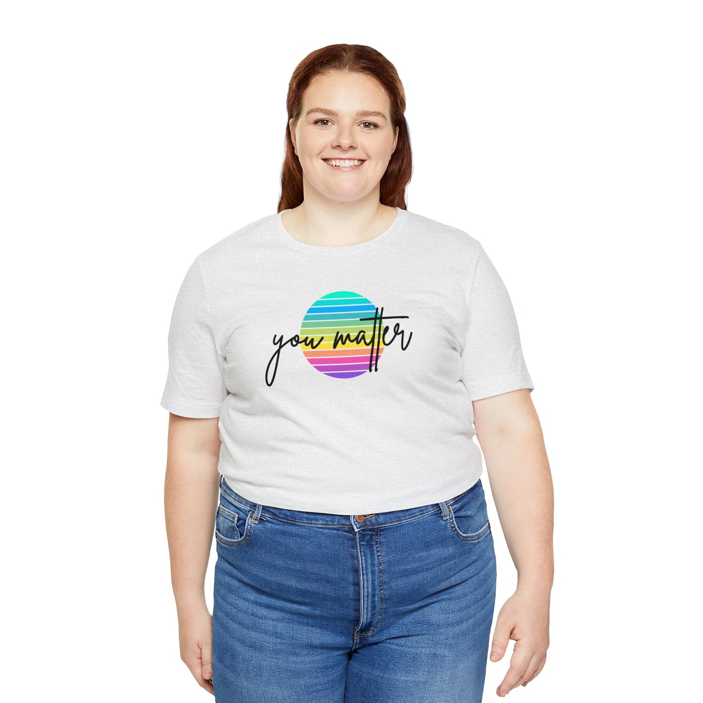 "You Matter" T-Shirt | Inclusive Apparel | Cute and Trendy Mom Fashion | Pride Tee | Proud Mom of an LGBTQ+ Child Tee | Pride Month Gift Ideas for Women | LGBTQ+ Shirts | LGBTQ+ Mom Christmas Gift | LGBTQ+ Shirt