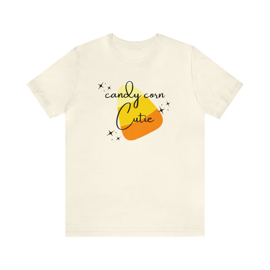 "Candy Corn Cutie" T-Shirt | Halloween Mom Shirt | Get in the Halloween Spirit with our Mom Halloween T-Shirts | Cute and Trendy Halloween Tee