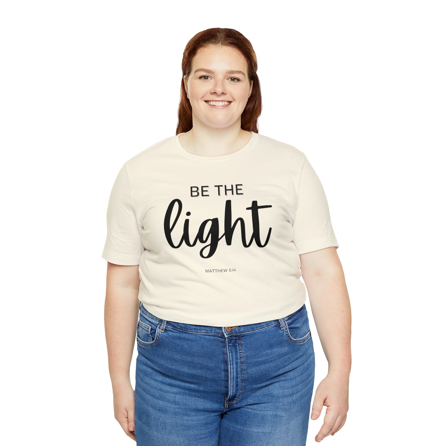 "Be the Light" T-Shirt | Mom Shirt | Gifts for Her | Women's Empowerment Tee | Christmas Gift Ideas for Women | Uplifting Women's Tee Shirts | Empowering Women's Shirt | Statement Shirt for Women