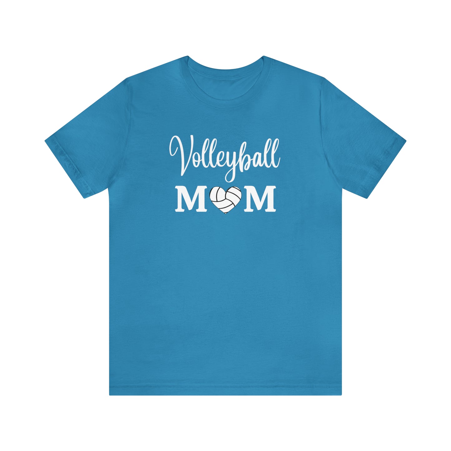 "Volleyball Mom" T-Shirt | Volleyball Mom Shirt | Gift Ideas for Volleyball Moms | Trendy Volleyball Mom Apparel | Mother's Day Gift Ideas for Moms | Comfortable Mom Clothing for Game Day | Volleyball Mama Shirt