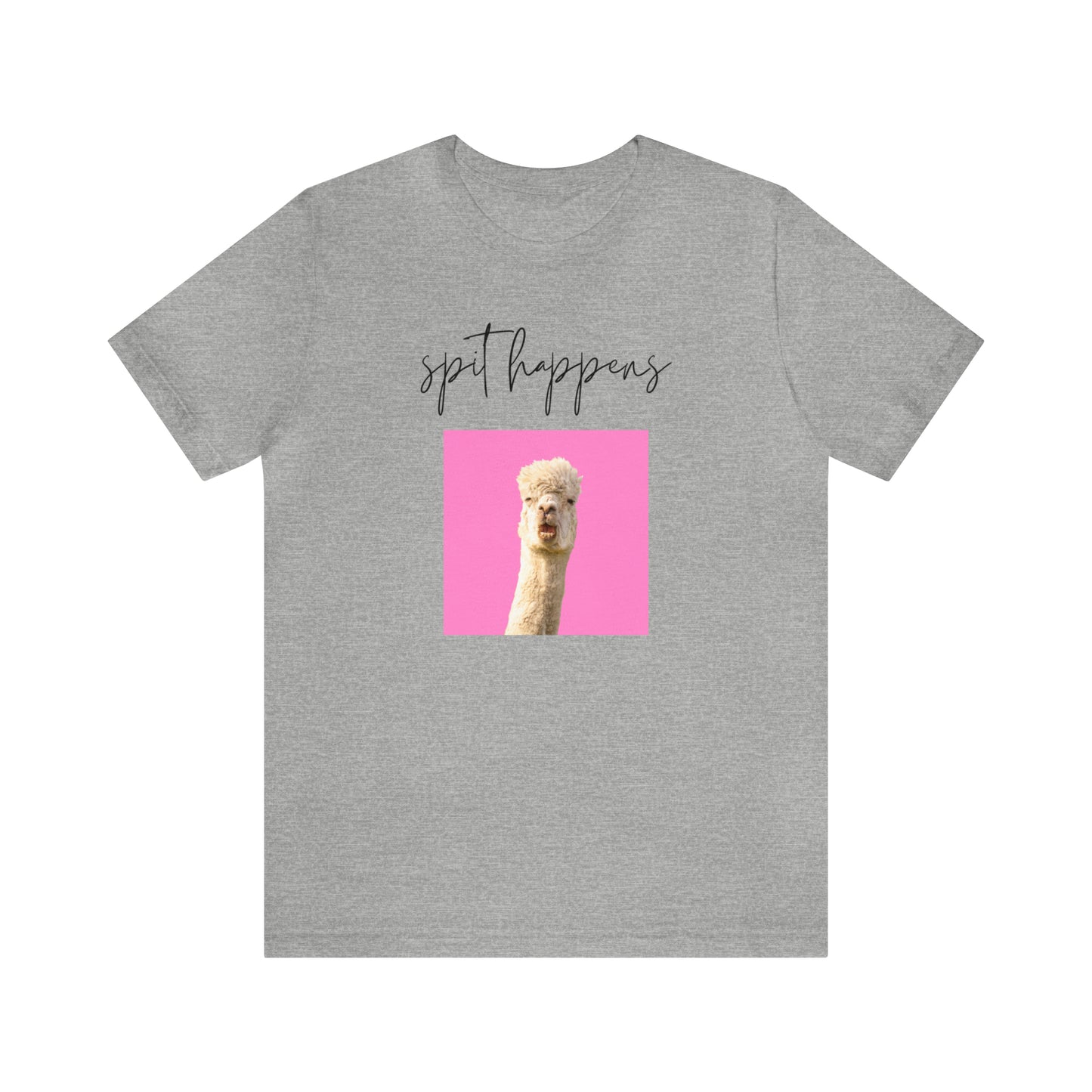 "Spit Happens" T-Shirt | Sarcastic Mom Shirt| Gift for Her | Sarcasm Shirt | Humorous Women's Shirt | Birthday Gifts for Women | Funny Llama Shirt | Funny Shirt for Women | Ladies Shirts | Sarcastic Shirt for Women | Funny Shirt for Friends