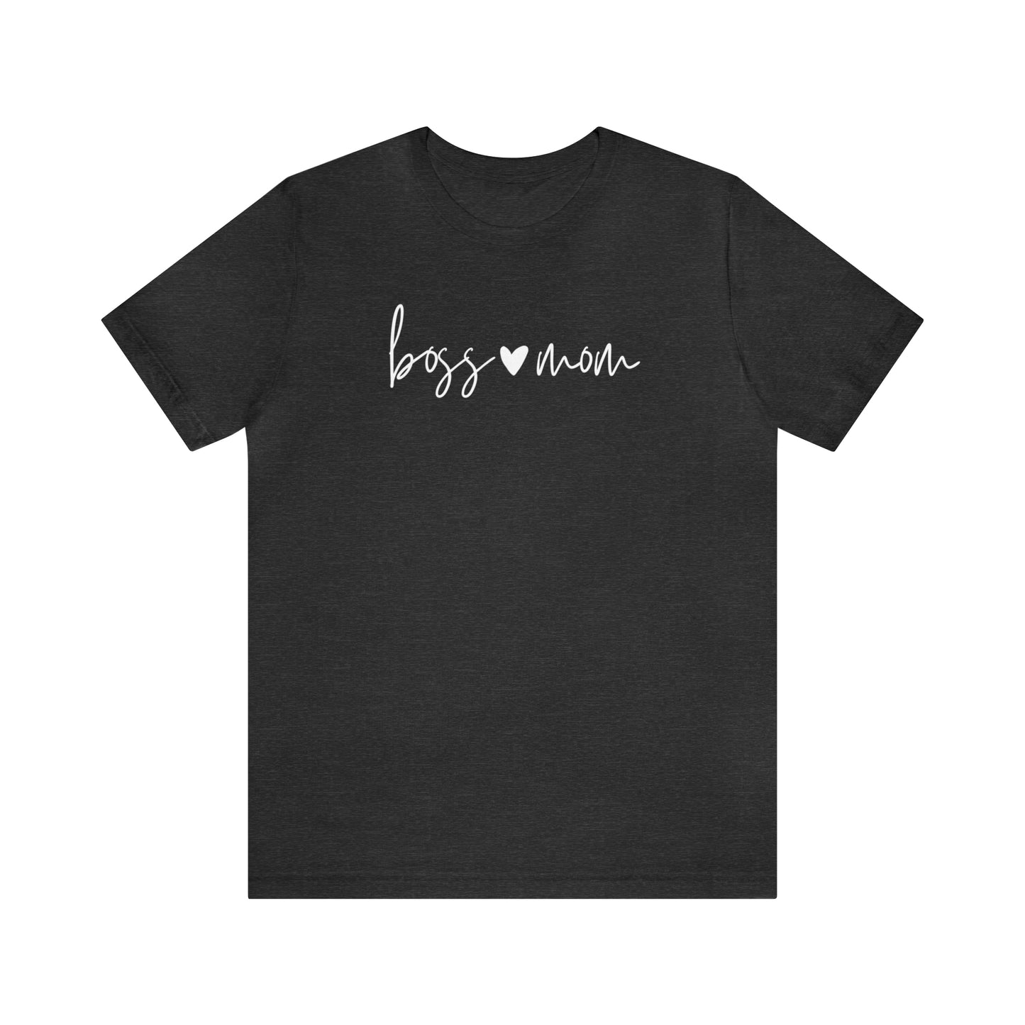 "Boss Mom" T-Shirt | Mom Life Shirt | Trendy Dog Mom Apparel | Birthday Gift Ideas for Dog Mom | Dog Mama Shirt | Dog Mom Shirt | Gift Idea for Mom of Fur Baby | Mom of Dogs Shirt | Pet Mom Shirt