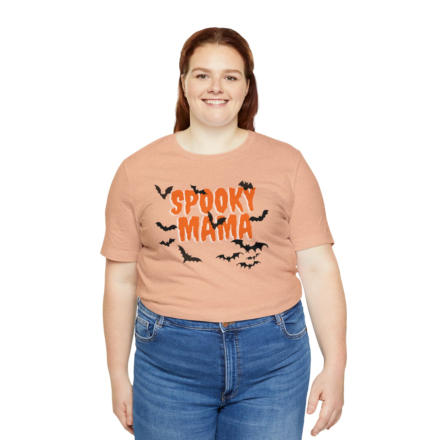 "Spooky Mama" T-Shirt | Halloween Shirts for Moms | Cute and Trendy Halloween Apparel | Comfortable Halloween Yee for Every Day Wear | Birthday Gift Ideas for Mom