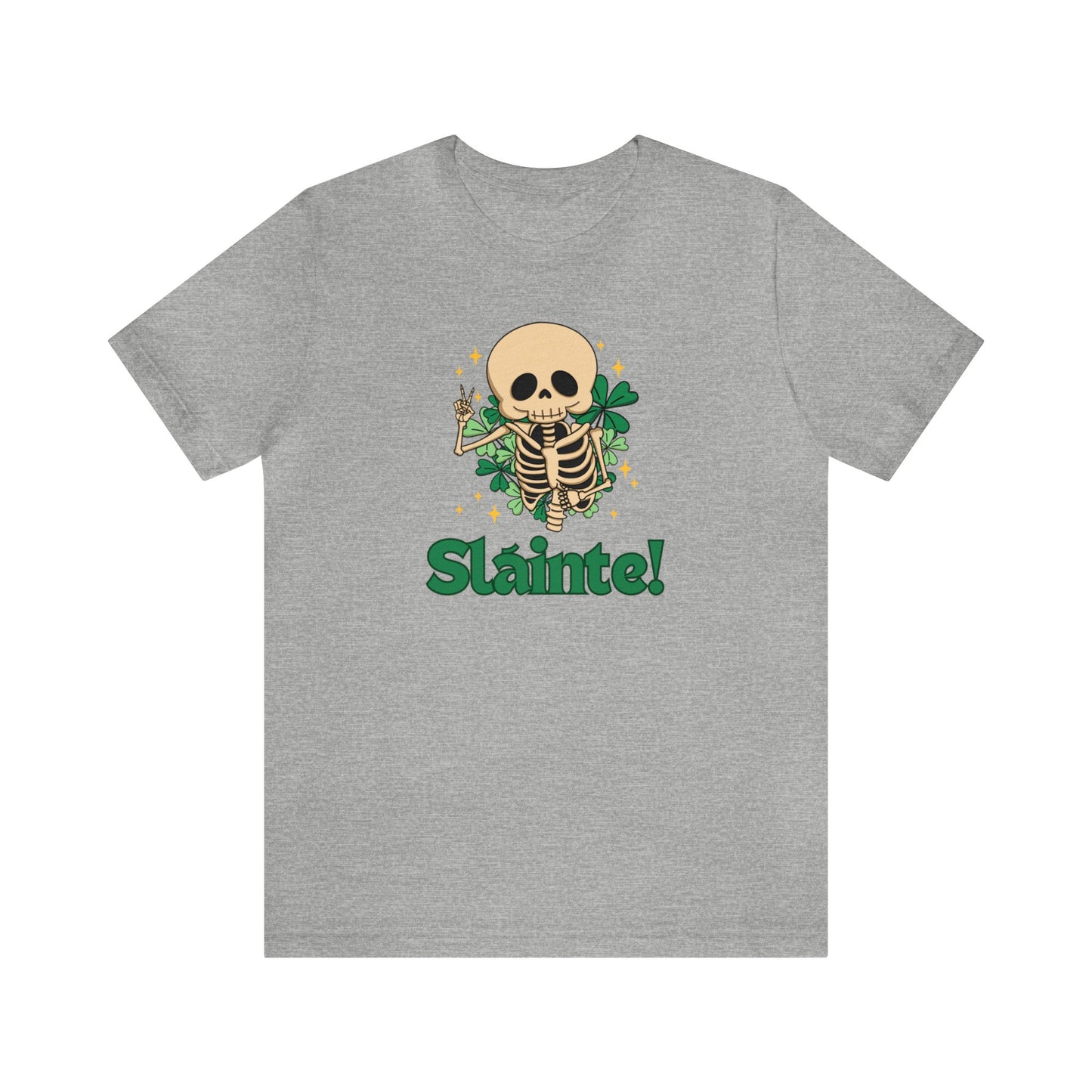 "Sláinte" T-Shirt | St. Patty's Day Tee Shirt for Women | Ladies Tee for St. Patrick's Day | Womens Tee for St. Patty's Day | Gift for Her | Women's St. Patty's Day Shirt