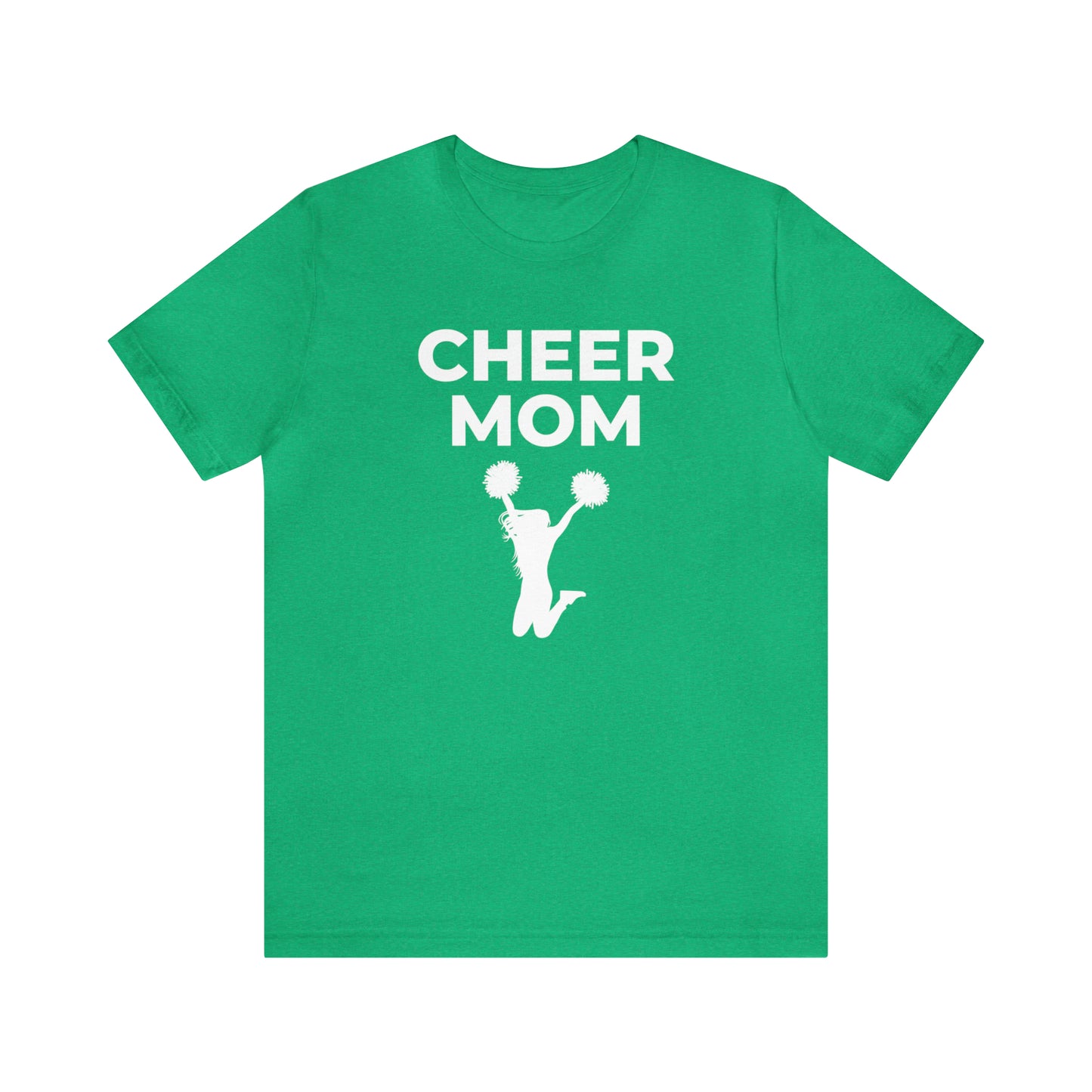 "Cheer Mom" T-Shirt | Cheerleader Mom Shirt | Proud Cheer Mom Tee | Mother's Day Gift Ideas for Mom | Cheer Mom Apparel | Trendy and Comfortable Cheer Mom Gear | Cheer Mom Shirt