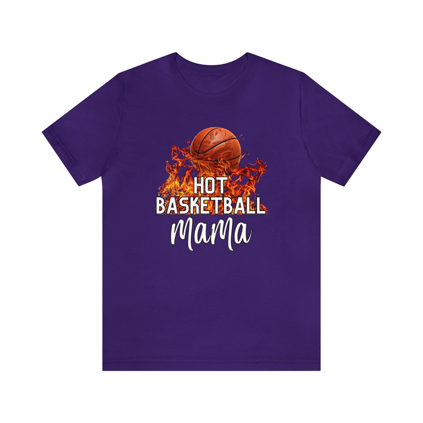 "Hot Basketball Mama" T-Shirt | Gift Idea for Basketball Moms | Trendy Basketball Mom Apparel | Basketball Mom Tee | Basketball Mom Shirt | Basketball Mama Tee | Basketball Mama Apparel | Basketball Mama Shirt