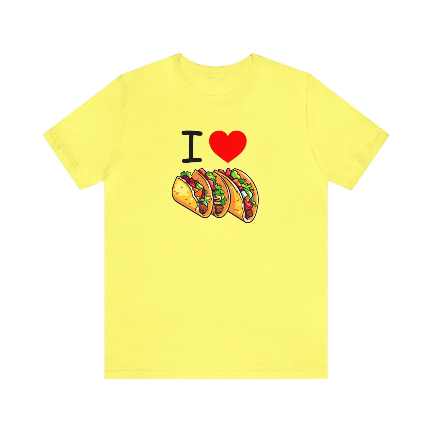 "I Love Tacos" T-Shirt | Funny Women's Valentine's Shirt | Ladies Valentine's Day Apparel | Ladies Funny Taco Shirt | Funny Gift Ideas for Her | True Love Shirt for Women