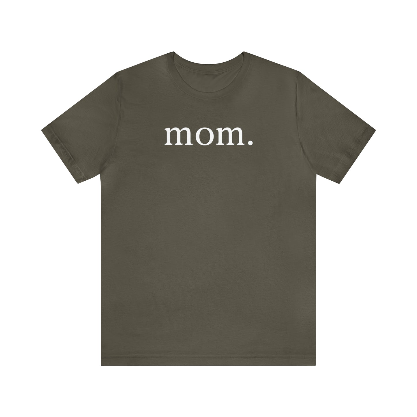 "Mom" T-Shirt | Mom Shirt | Stylish Mom Apparel | Birthday Gift Ideas for moms | Motherhood Shirts | Comfortable Everyday Mom Wear | Cute Mom Tees | Trendy Mom Shirts