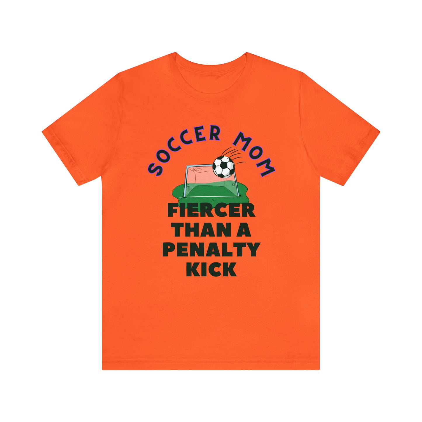 "Soccer Mom Fiercer Than a Penalty Kick" T-Shirt | Soccer Mom Shirt | Funny Soccer Mom Tee | Soccer Mom Apparel | Funny Shirt for Soccer Moms | Gift for Soccer Moms | Soccer Mama Shirt | Mother's Day Gift Ideas for Mom