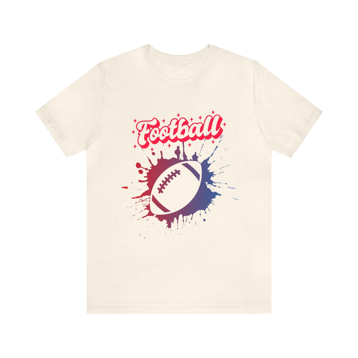 "Football" T-Shirt | Women's Football Apparel | Ladies Football Shirt | Football Mom Tee | Gifts for Female Football Fans | Game Day Shirt for Football | Womens Football Fan Shirt | Trendy Football Shirt