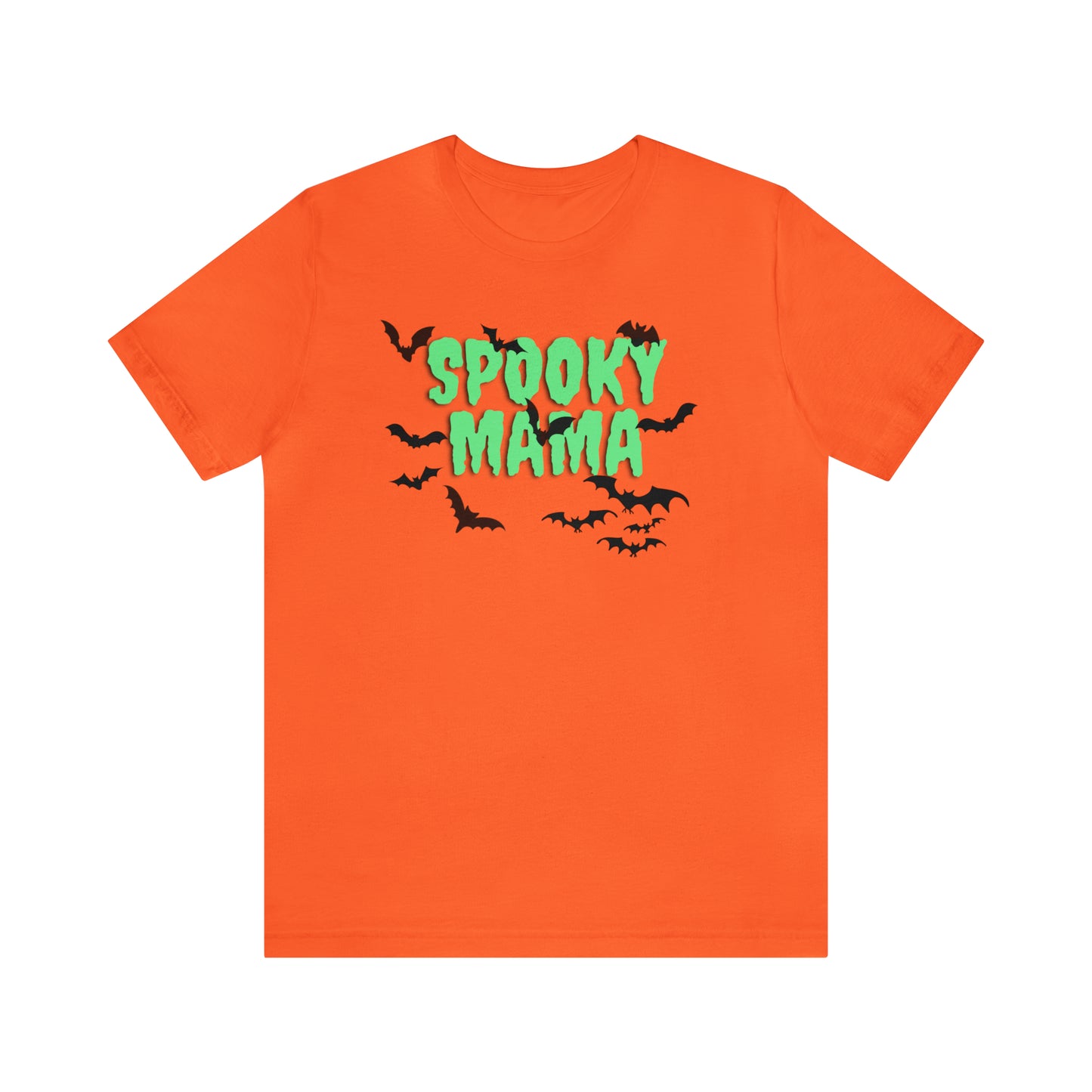 "Spooky Mama" T-Shirt | Halloween Shirts for Moms | Cute and Trendy Halloween Apparel | Comfortable Halloween Yee for Every Day Wear | Birthday Gift Ideas for Mom