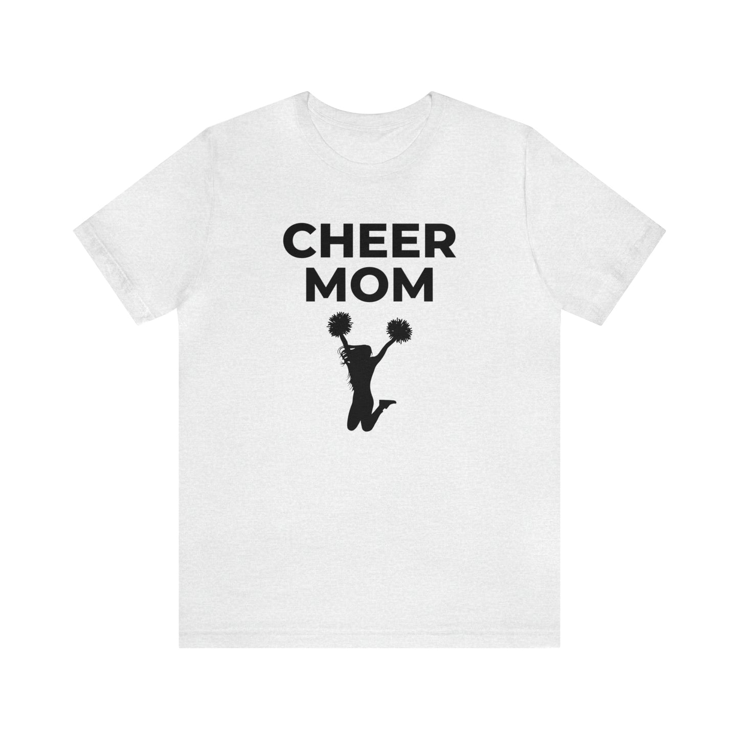 "Cheer Mom" T-Shirt | Cheerleader Mom Shirt | Proud Cheer Mom Tee | Mother's Day Gift Ideas for Mom | Cheer Mom Apparel | Trendy and Comfortable Cheer Mom Gear | Cheer Mom Shirt