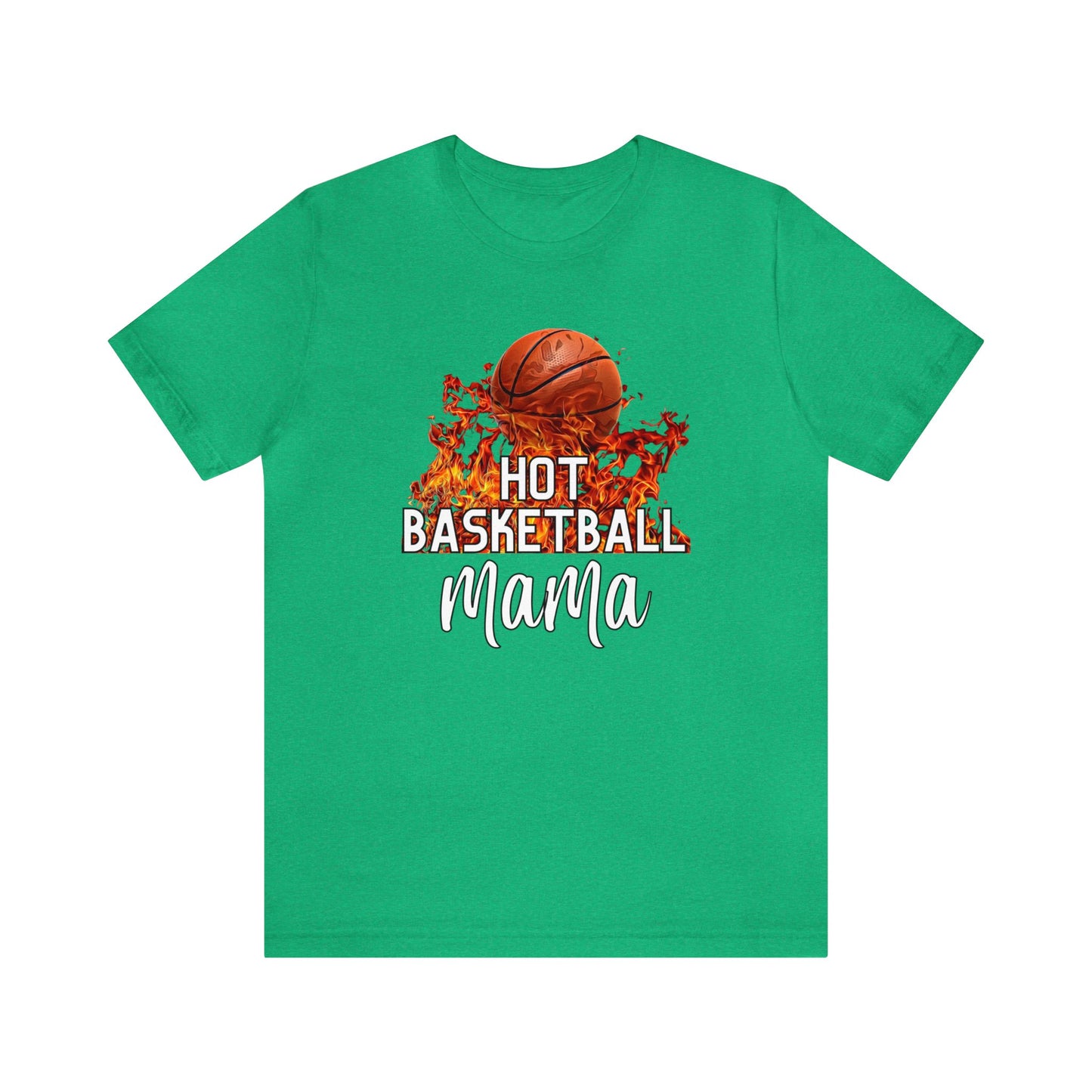 "Hot Basketball Mama" T-Shirt | Gift Idea for Basketball Moms | Trendy Basketball Mom Apparel | Basketball Mom Tee | Basketball Mom Shirt | Basketball Mama Tee | Basketball Mama Apparel | Basketball Mama Shirt