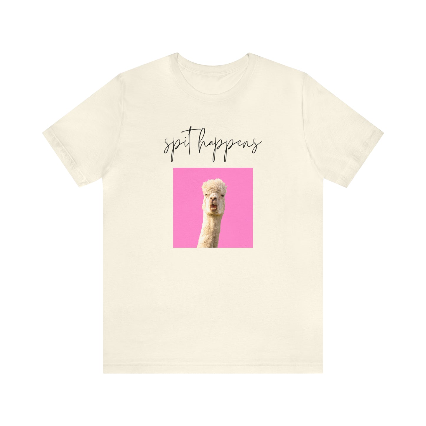 "Spit Happens" T-Shirt | Sarcastic Mom Shirt| Gift for Her | Sarcasm Shirt | Humorous Women's Shirt | Birthday Gifts for Women | Funny Llama Shirt | Funny Shirt for Women | Ladies Shirts | Sarcastic Shirt for Women | Funny Shirt for Friends