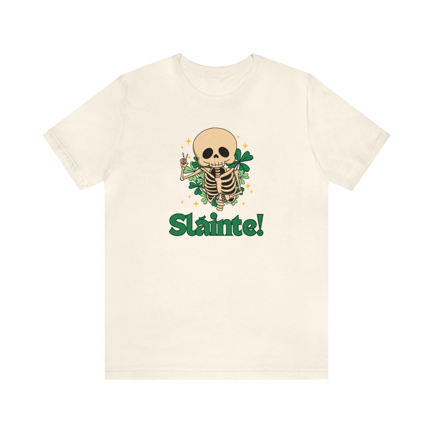 "Sláinte" T-Shirt | St. Patty's Day Tee Shirt for Women | Ladies Tee for St. Patrick's Day | Womens Tee for St. Patty's Day | Gift for Her | Women's St. Patty's Day Shirt