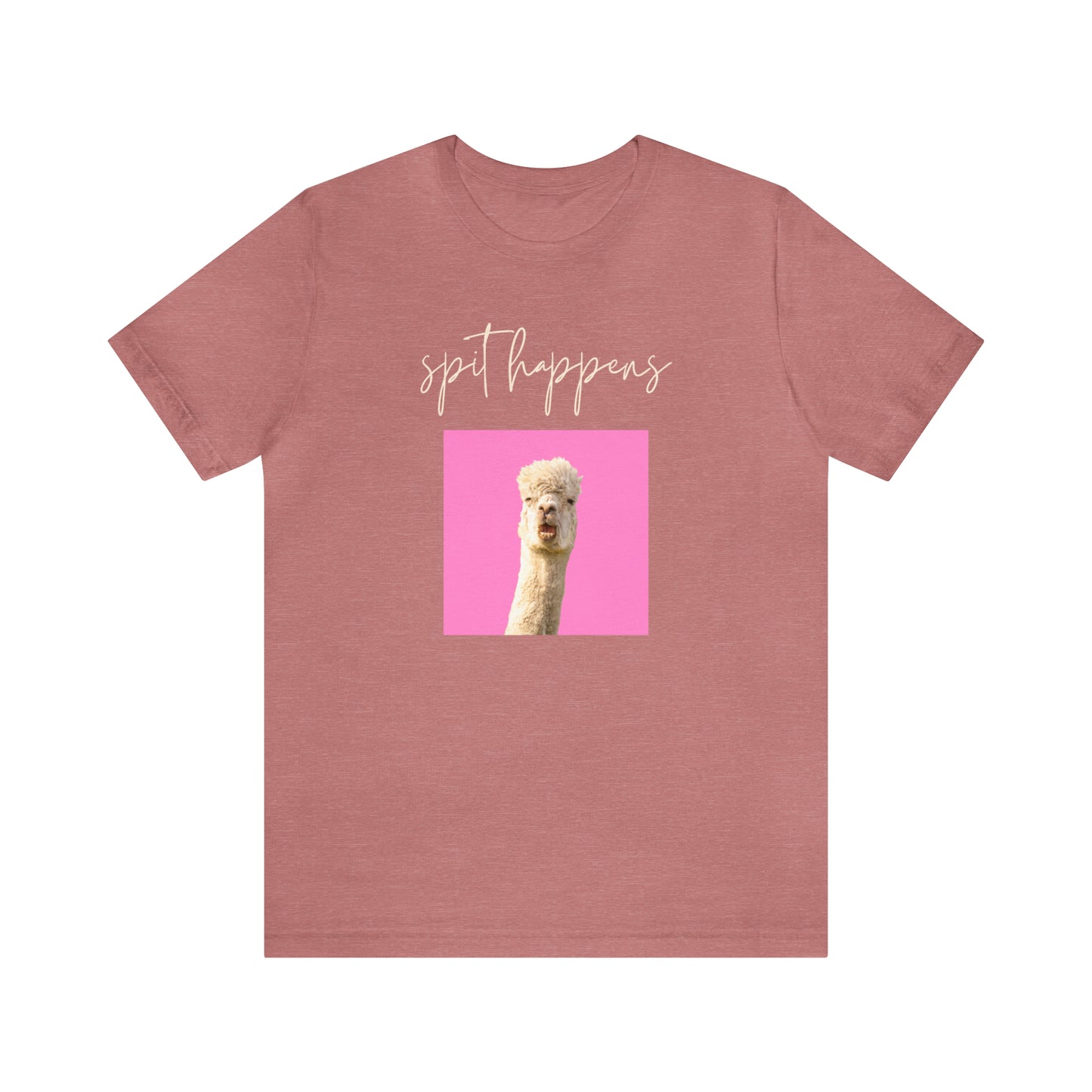 "Spit Happens" T-Shirt | Sarcastic Mom Shirt| Gift for Her | Sarcasm Shirt | Humorous Women's Shirt | Birthday Gifts for Women | Funny Llama Shirt | Funny Shirt for Women | Ladies Shirts | Sarcastic Shirt for Women | Funny Shirt for Friends