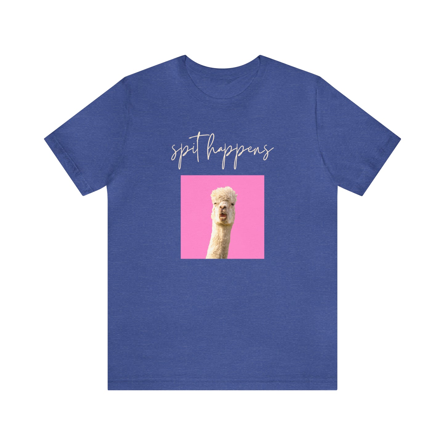 "Spit Happens" T-Shirt | Sarcastic Mom Shirt| Gift for Her | Sarcasm Shirt | Humorous Women's Shirt | Birthday Gifts for Women | Funny Llama Shirt | Funny Shirt for Women | Ladies Shirts | Sarcastic Shirt for Women | Funny Shirt for Friends