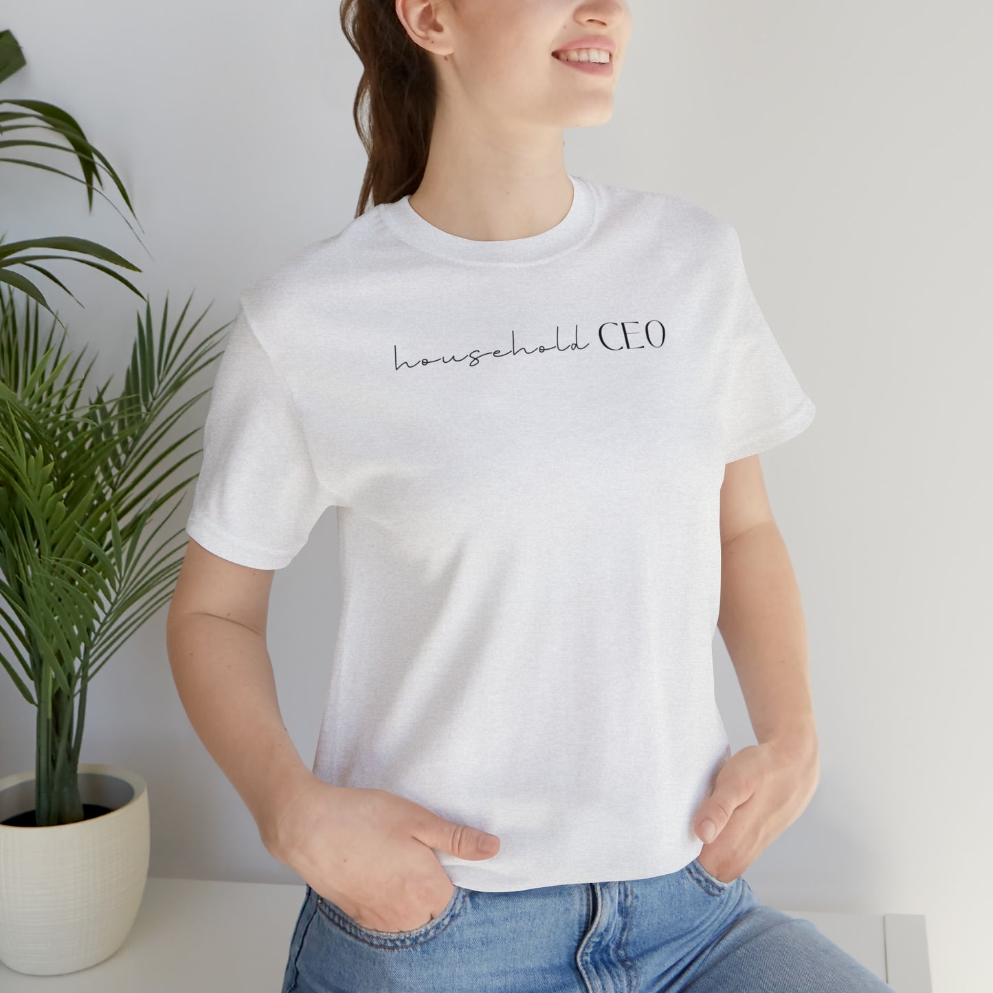 "Household CEO" T-Shirt | Mom Life Shirt | Empowered Mom Apparel | Christmas Gift Ideas for Mom | SAHM Shirt | Empowered Mom Shirt | Gift Ideas for Women | Trendy Women's Apparel