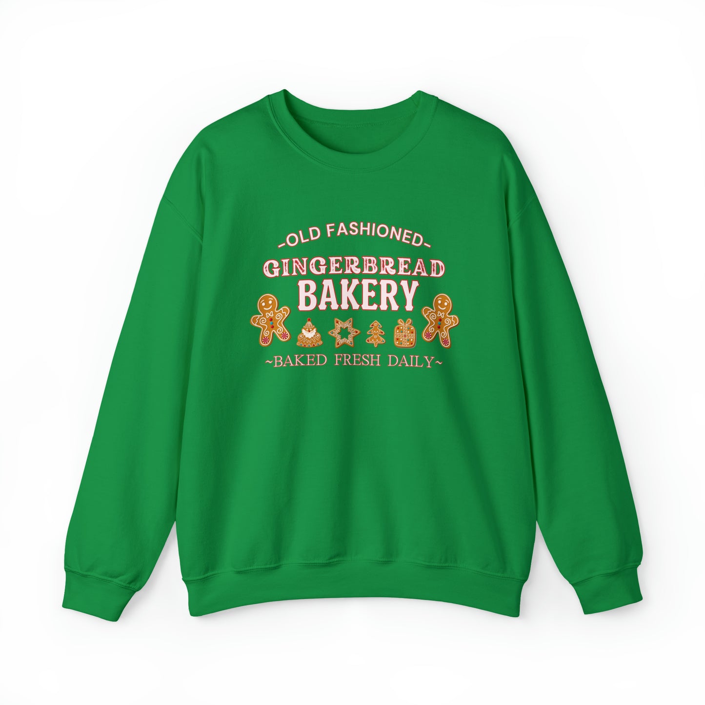 Old Fashioned Gingerbread Bakery" Sweatshirt | Ladies Festive Sweatshirt | Christmas Season Sweatshirt for Women | Womens Holiday Sweatshirt | Christmas Sweater