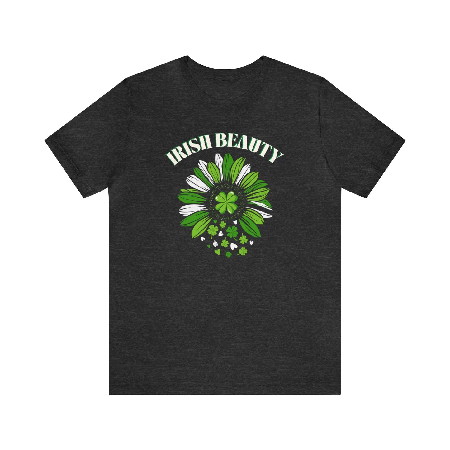 "Irish Beauty" T-Shirt | St. Patty's Day Tee Shirt for Ladies | St. Paddy's Day Womens Tee | Shamrock Day Tee for Her | St. Patricks Day Tee Shirt for Her | St. Patty's Day Apparel for Women | Irish Women's Shirt