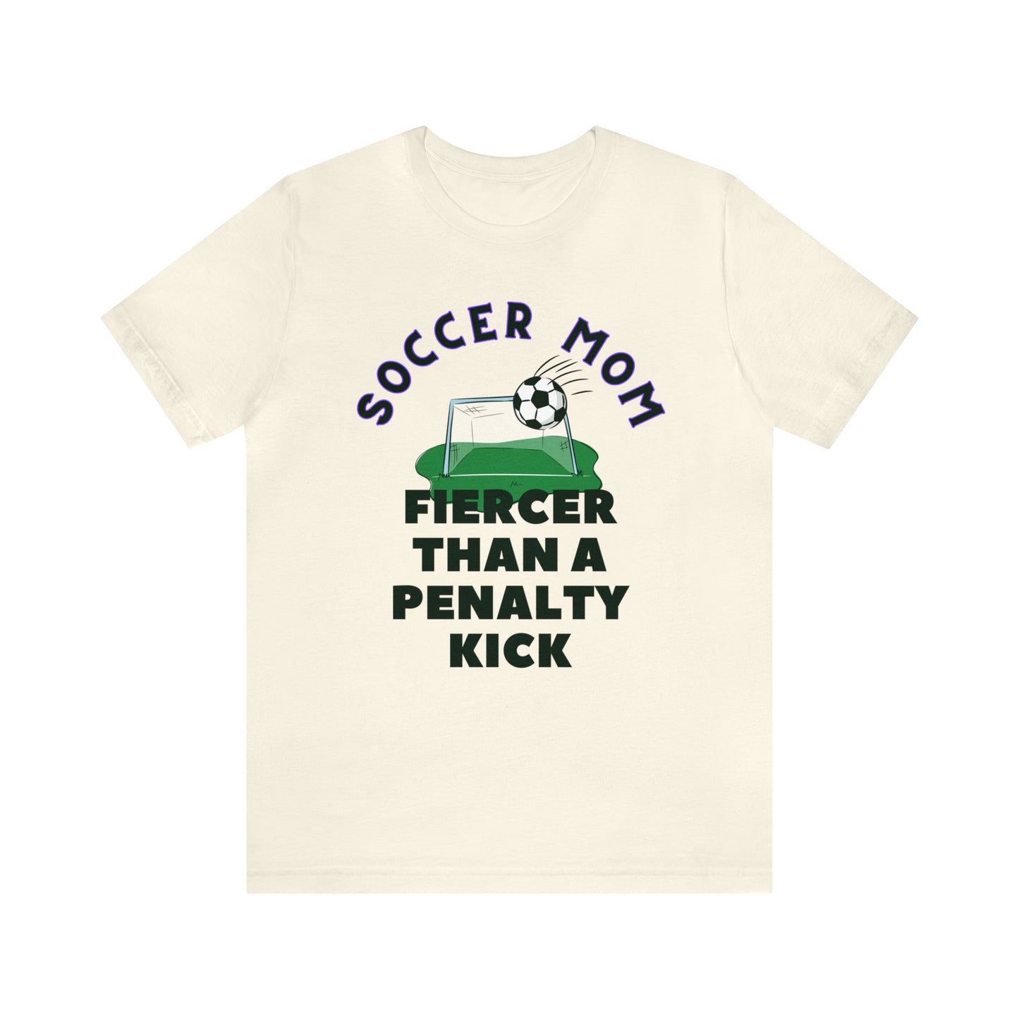 "Soccer Mom Fiercer Than a Penalty Kick" T-Shirt | Soccer Mom Shirt | Funny Soccer Mom Tee | Soccer Mom Apparel | Funny Shirt for Soccer Moms | Gift for Soccer Moms | Soccer Mama Shirt | Mother's Day Gift Ideas for Mom