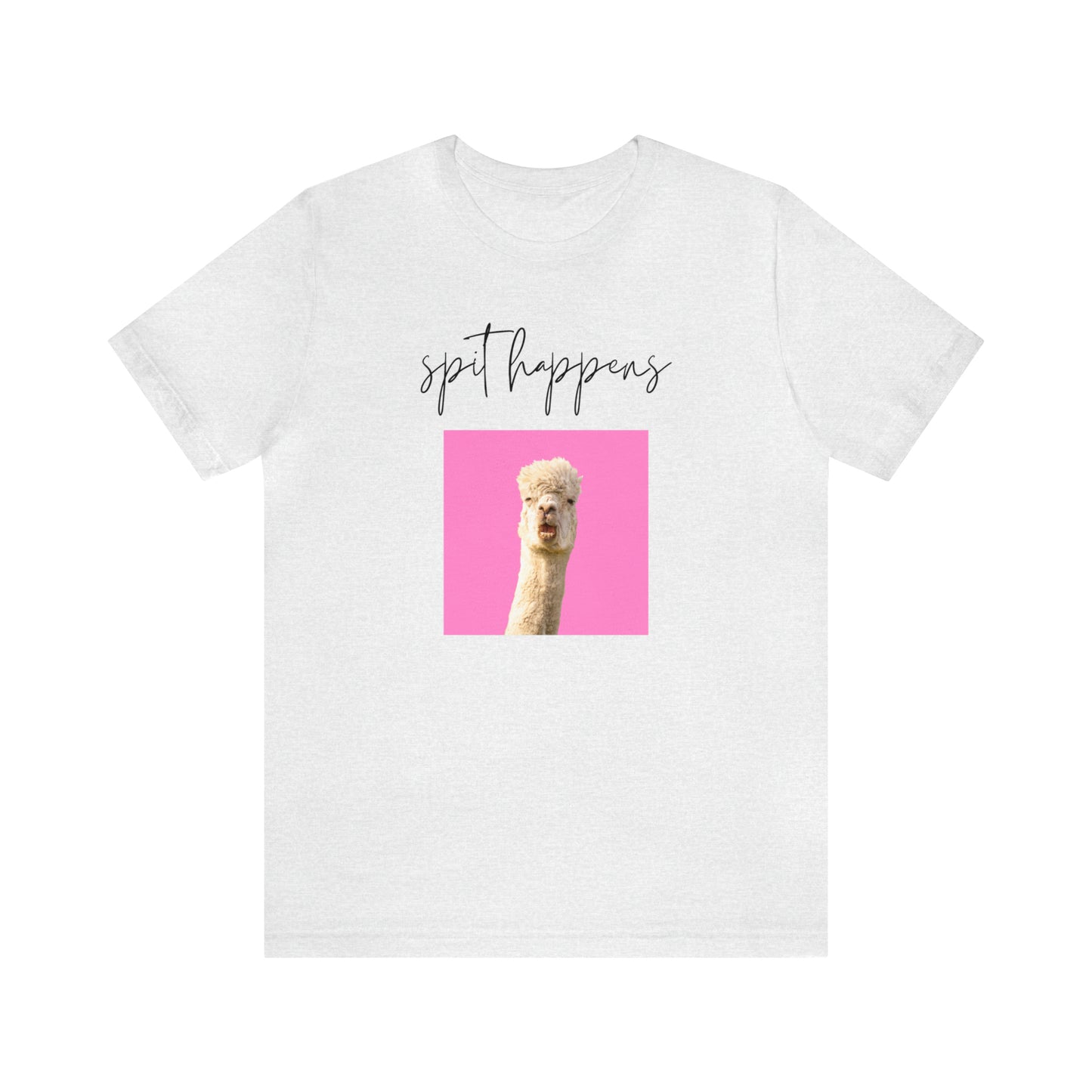 "Spit Happens" T-Shirt | Sarcastic Mom Shirt| Gift for Her | Sarcasm Shirt | Humorous Women's Shirt | Birthday Gifts for Women | Funny Llama Shirt | Funny Shirt for Women | Ladies Shirts | Sarcastic Shirt for Women | Funny Shirt for Friends