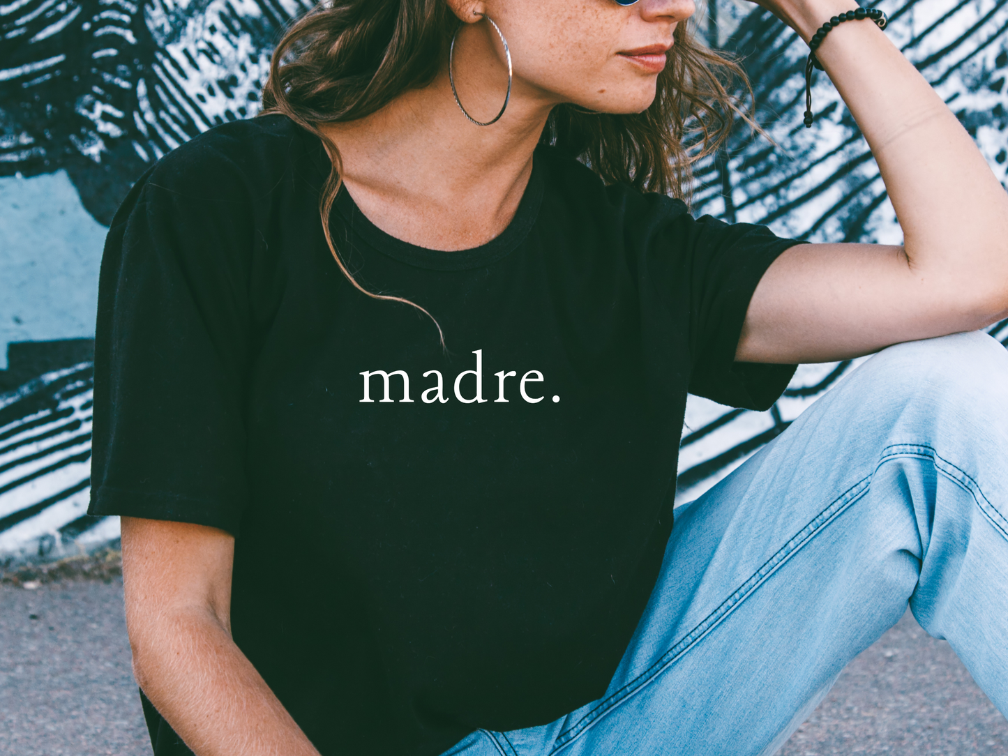 "Madre" T-Shirt | Hispanic Mom Shirt | Stylish Mom Apparel | Cute Mom Tees | Birthday Gift Ideas for Moms | Spanish Mom Shirt | Motherhood Shirts | Comfortable Everyday Mom Wear | Trendy Mom Shirts