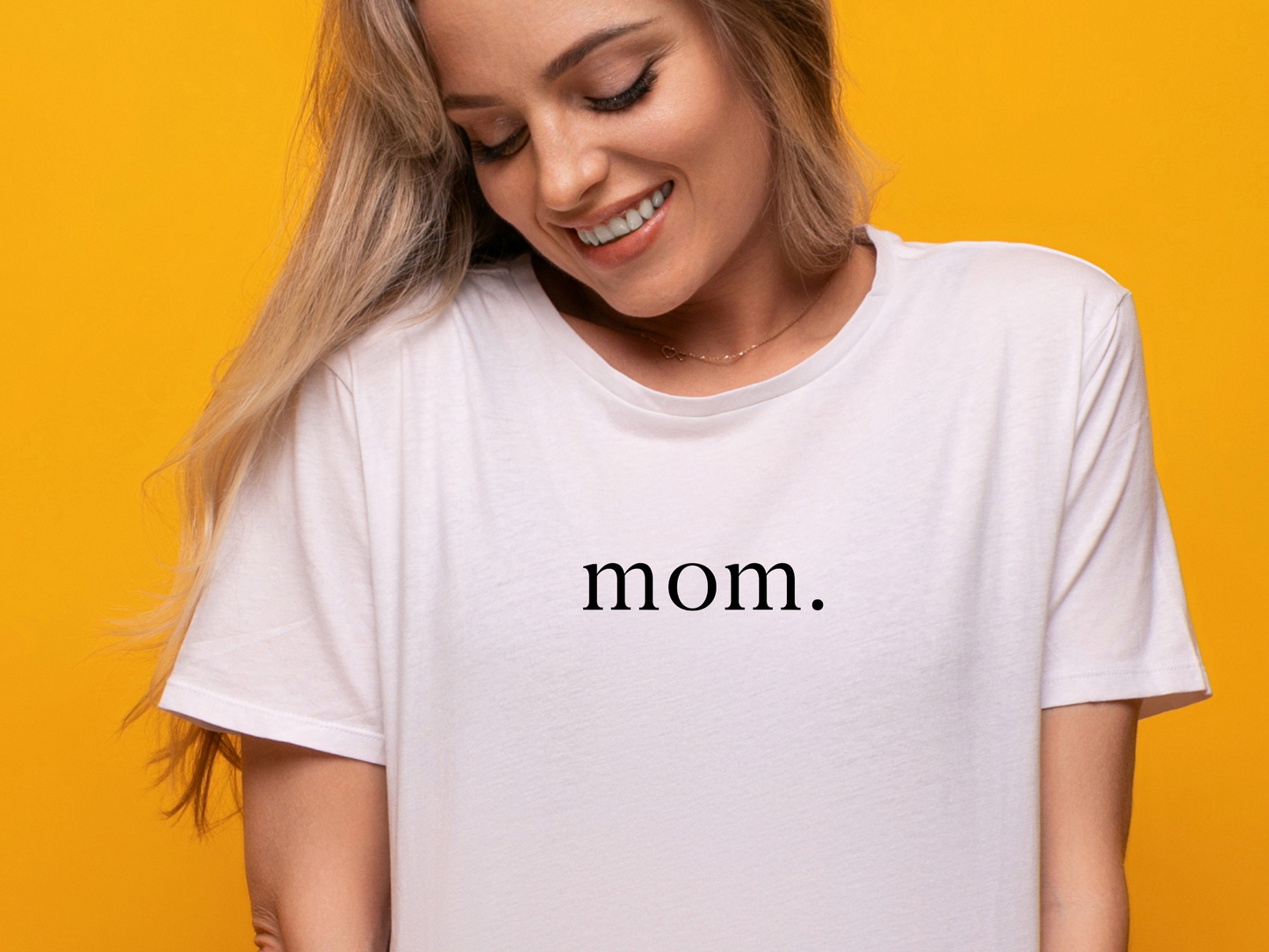 "Mom" T-Shirt | Mom Shirt | Stylish Mom Apparel | Birthday Gift Ideas for moms | Motherhood Shirts | Comfortable Everyday Mom Wear | Cute Mom Tees | Trendy Mom Shirts