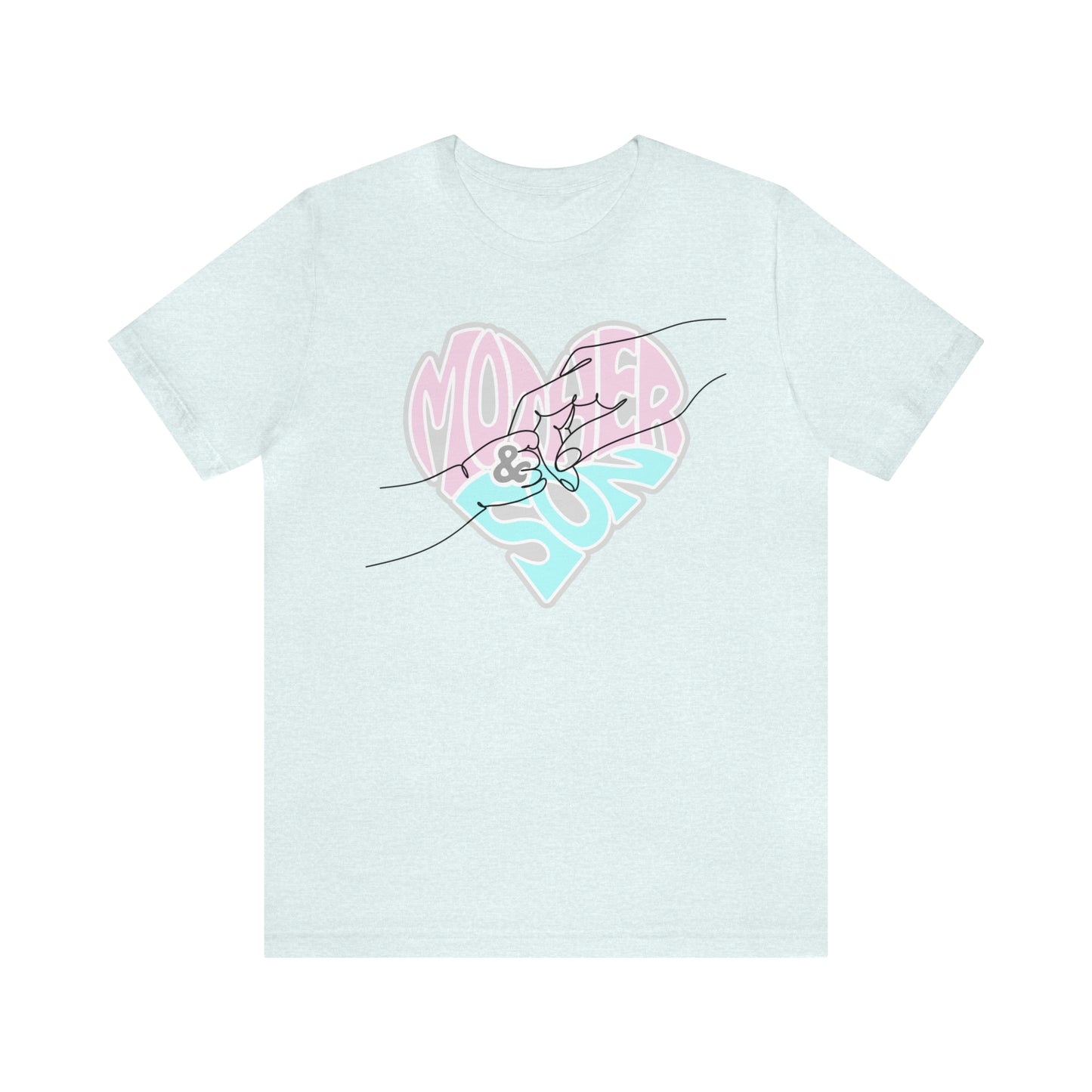 "Mother & Son" T-Shirt | Perfect Gift for Moms of Boys | Cute and Trendy Mom Apparel | Birthday Gift Idea for Mom | Mom of Boys Tee | Mother's Day Gift Ideas | Comfortable Mom Clothing for Everyday Wear | Celebrate Your Supermom Status with Style