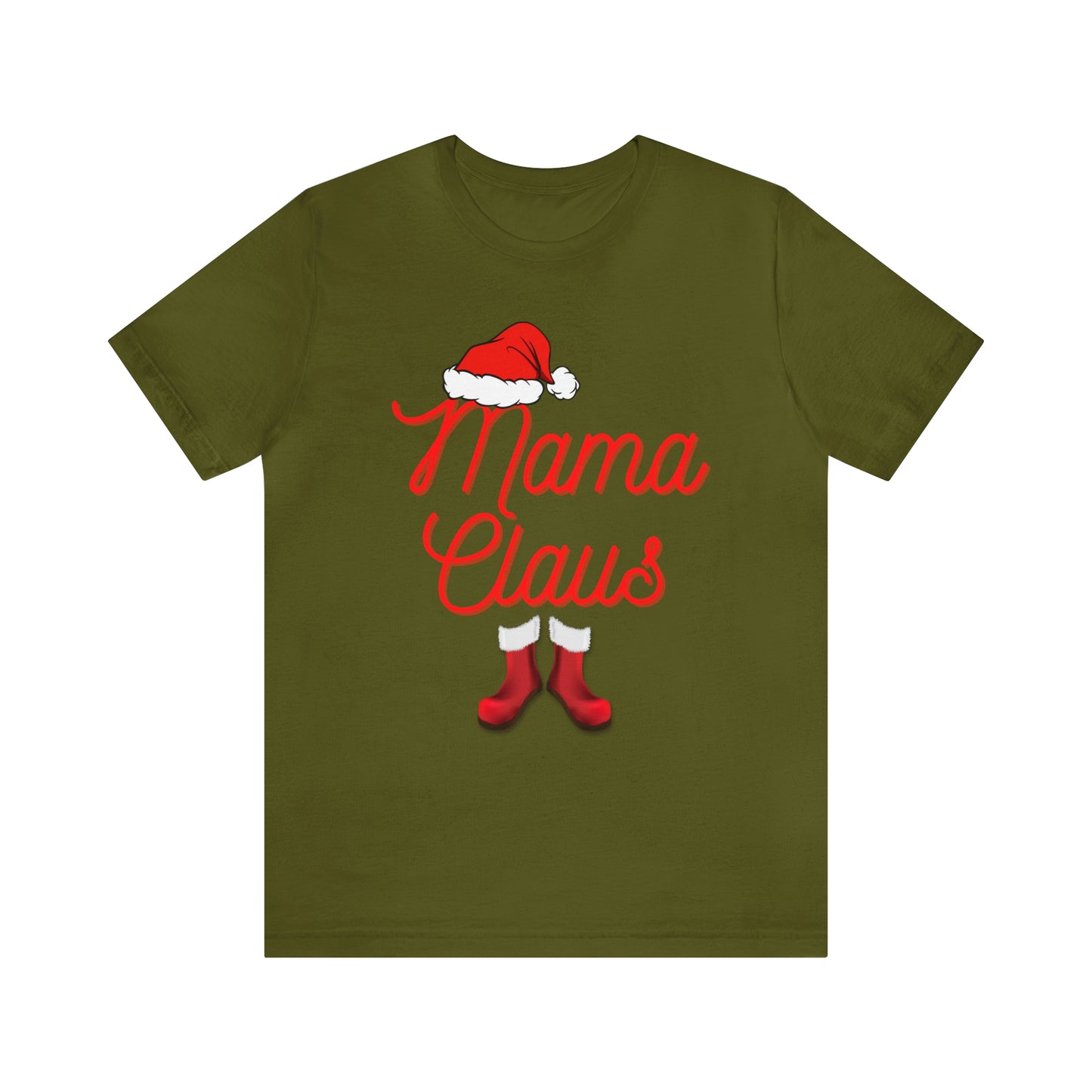 "Mama Claus" T-Shirt | Perfect for Gift Giving and Family Gatherings | Christmas Gift Ideas for Mom | Festive Mom T-Shirt | Holiday Mom Tee | Christmas Mom Shirt