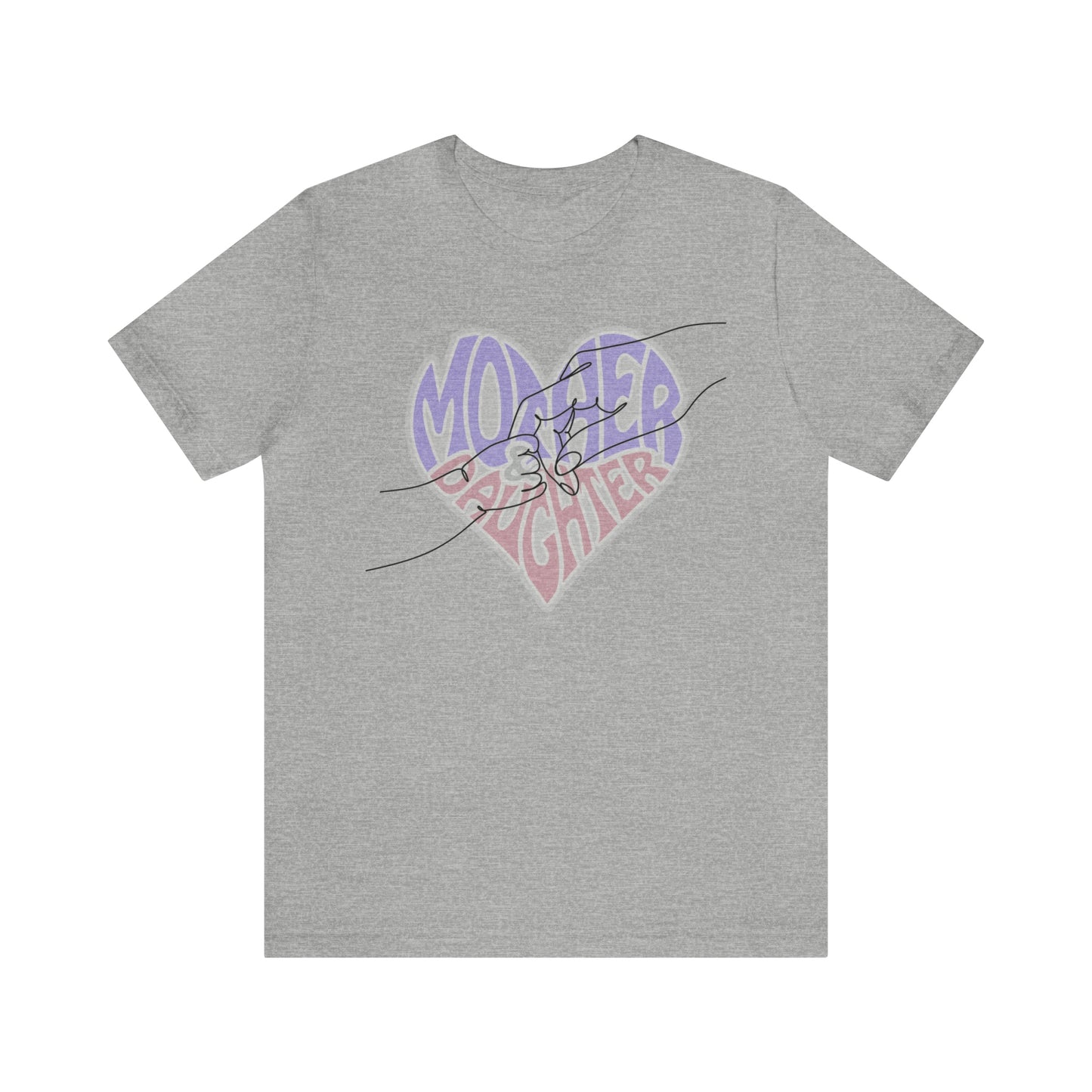 "Mother & Daughter" T-Shirt | | Perfect Gift for Moms of Daughters | Cute and Trendy Mom Apparel | Birthday Gift Idea for Mom | Mom of Girls Tee | Mother's Day Gift Ideas | Comfortable Mom Apparel