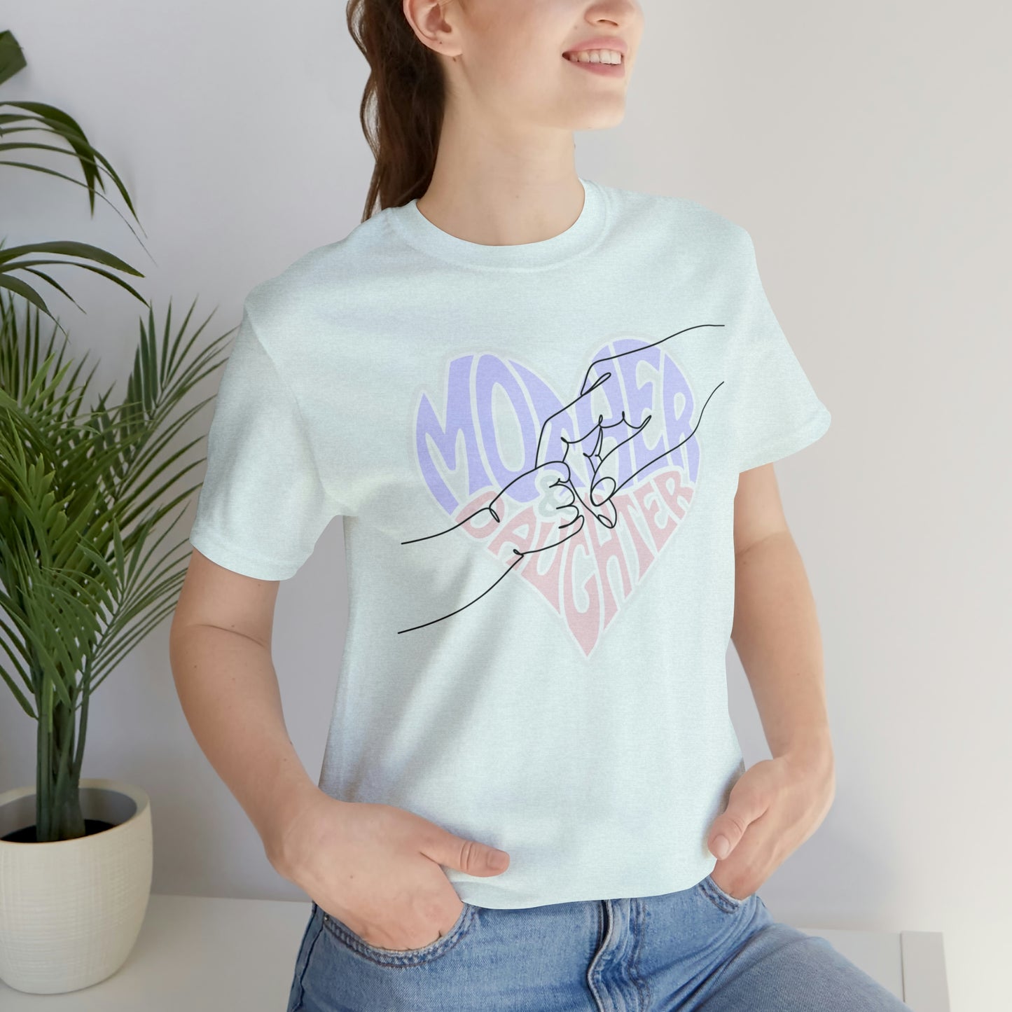 "Mother & Daughter" T-Shirt | | Perfect Gift for Moms of Daughters | Cute and Trendy Mom Apparel | Birthday Gift Idea for Mom | Mom of Girls Tee | Mother's Day Gift Ideas | Comfortable Mom Apparel