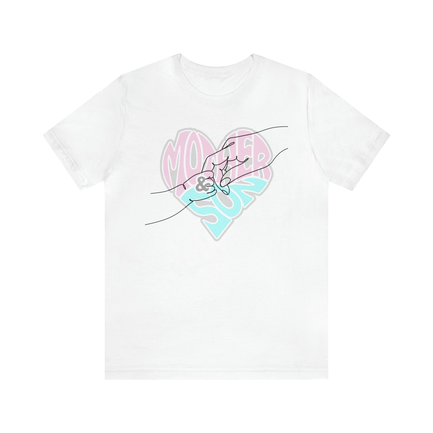 "Mother & Son" T-Shirt | Perfect Gift for Moms of Boys | Cute and Trendy Mom Apparel | Birthday Gift Idea for Mom | Mom of Boys Tee | Mother's Day Gift Ideas | Comfortable Mom Clothing for Everyday Wear | Celebrate Your Supermom Status with Style