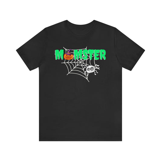 "Momster" T-Shirt | Trendy Halloween Apparel for Moms | Birthday Gift Ideas for Mom | Cute and Spooky Halloween Tee | Cute Halloween Shirt | Cute and Comfortable Halloween Tee for Momsters | Spooky Halloween Wear