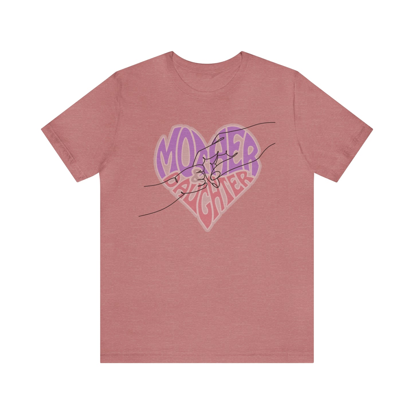 "Mother & Daughter" T-Shirt | | Perfect Gift for Moms of Daughters | Cute and Trendy Mom Apparel | Birthday Gift Idea for Mom | Mom of Girls Tee | Mother's Day Gift Ideas | Comfortable Mom Apparel