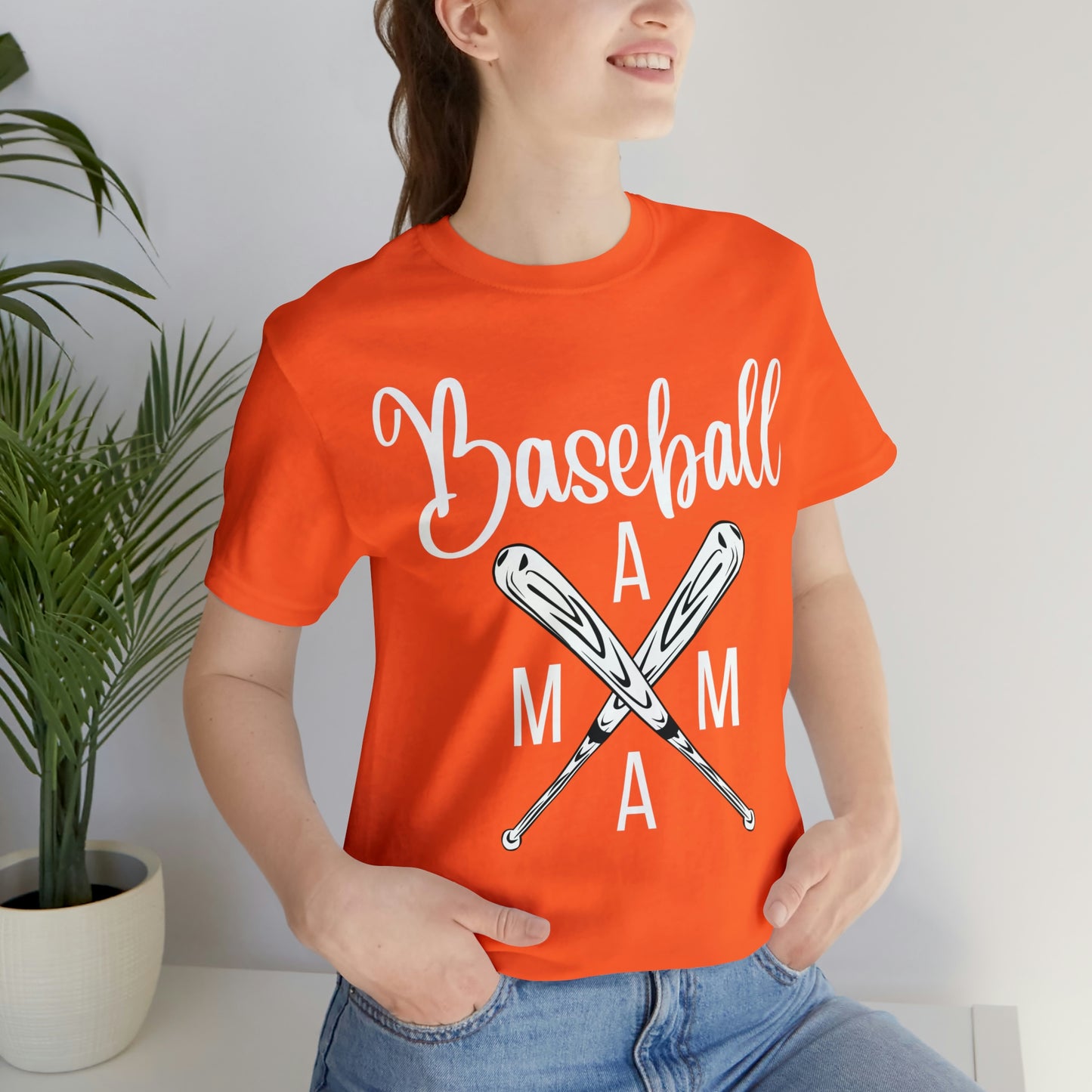 "Baseball Mama" T-Shirt | Perfect Gift for Sports Moms | Cute and Stylish Mom Fashion | Trendy Mom Tee | Mother's Day Gift Ideas | Funny Baseball Mom Shirt | Comfortable Mom Clothing for Game Day | Support Your Athlete in Style