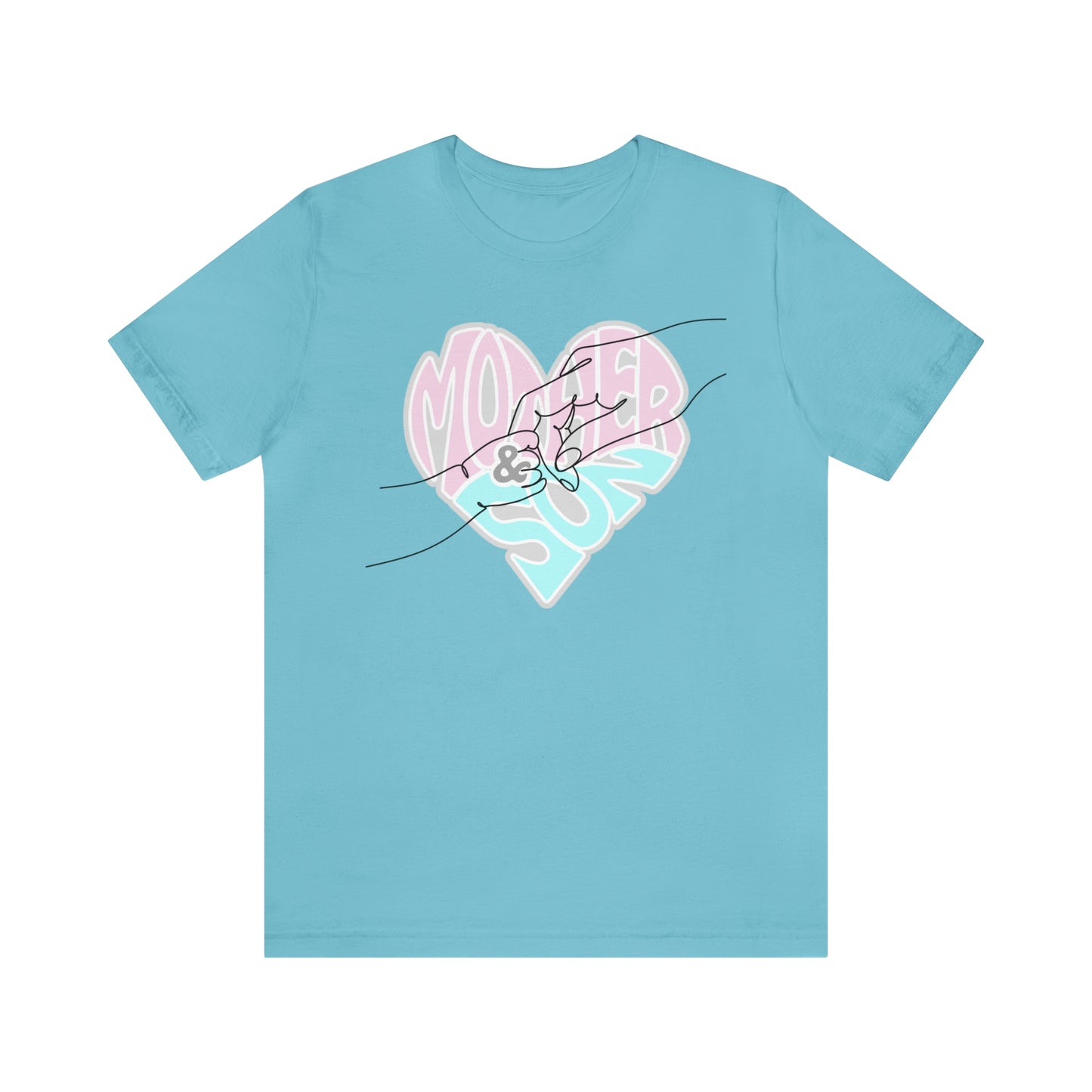 "Mother & Son" T-Shirt | Perfect Gift for Moms of Boys | Cute and Trendy Mom Apparel | Birthday Gift Idea for Mom | Mom of Boys Tee | Mother's Day Gift Ideas | Comfortable Mom Clothing for Everyday Wear | Celebrate Your Supermom Status with Style