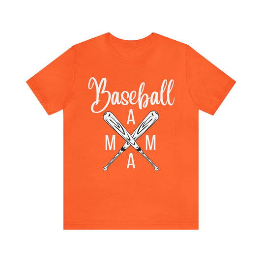 "Baseball Mama" T-Shirt | Perfect Gift for Sports Moms | Cute and Stylish Mom Fashion | Trendy Mom Tee | Mother's Day Gift Ideas | Funny Baseball Mom Shirt | Comfortable Mom Clothing for Game Day | Support Your Athlete in Style