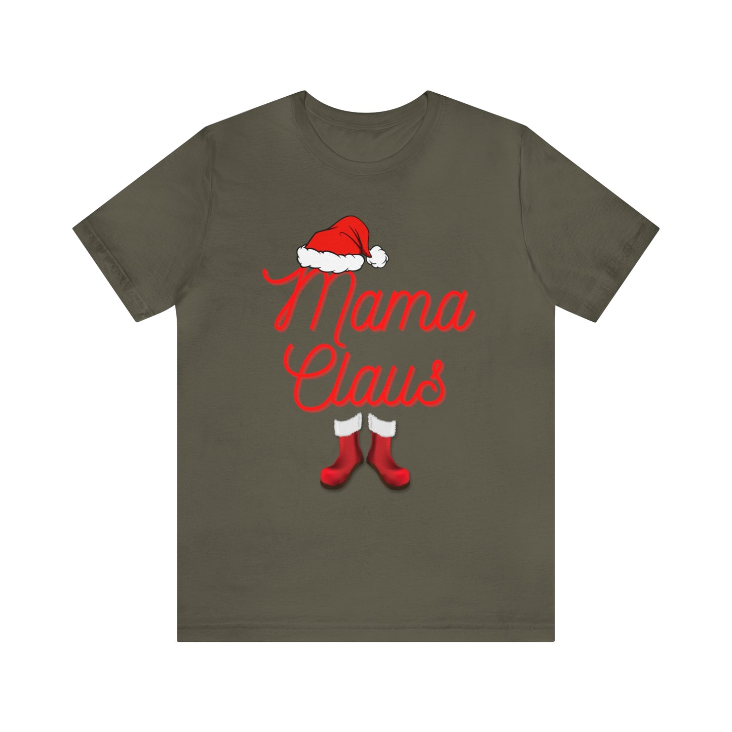 "Mama Claus" T-Shirt | Perfect for Gift Giving and Family Gatherings | Christmas Gift Ideas for Mom | Festive Mom T-Shirt | Holiday Mom Tee | Christmas Mom Shirt