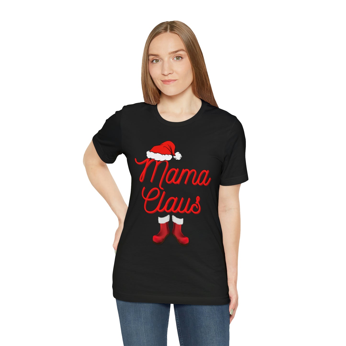 "Mama Claus" T-Shirt | Perfect for Gift Giving and Family Gatherings | Christmas Gift Ideas for Mom | Festive Mom T-Shirt | Holiday Mom Tee | Christmas Mom Shirt